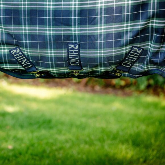 Rhino Wug Turnout Blanket - 100g - Size 75 - Hunter Check - Picture 2 of 2